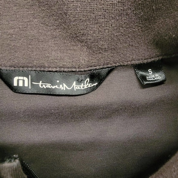 Travis Mathew Mens Size Small ¼ Zip Pullover Long Sleeve Shirt Golf Brown - Picture 2 of 11